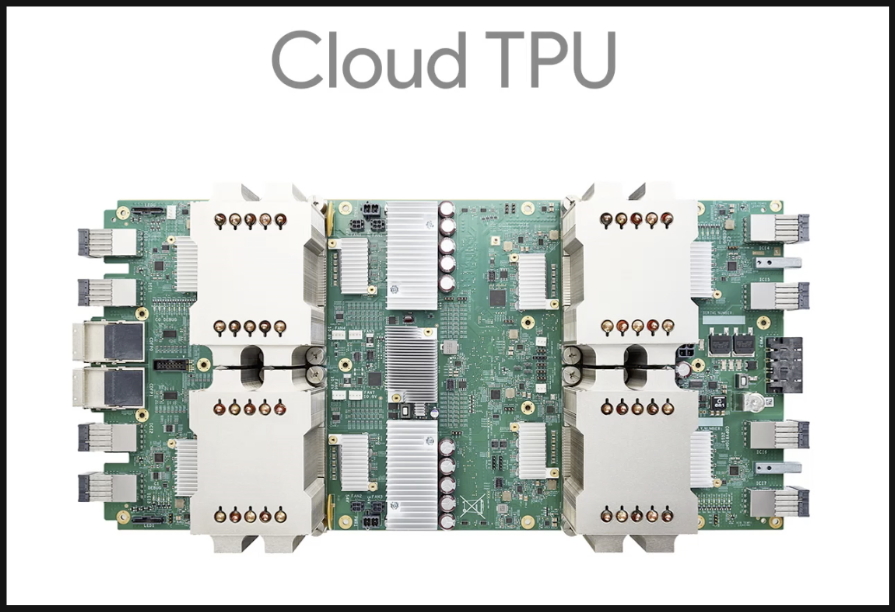 Chips de inteligência artificial da Google (Cloud TPU)